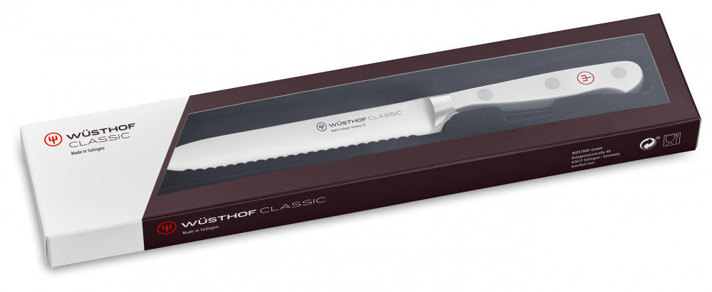 Classic White Household Knife Sausage Knife 14 cm in Gift Box