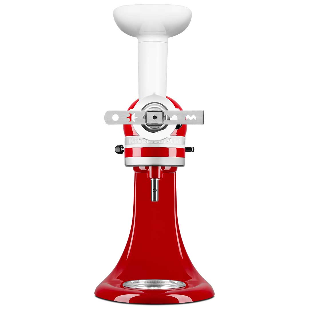 Food grinder with cookie cutter