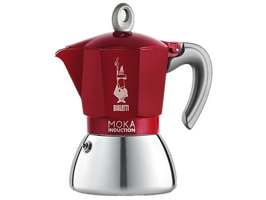 Moka kávovar Moka Induction, 6 šálok – červený