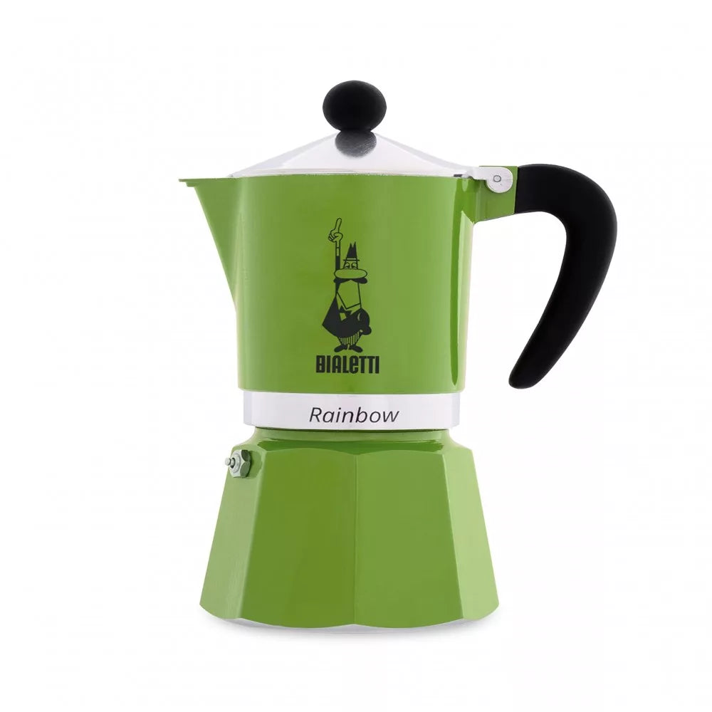 Moka kávovar rainbow, 3 šálky – zelený