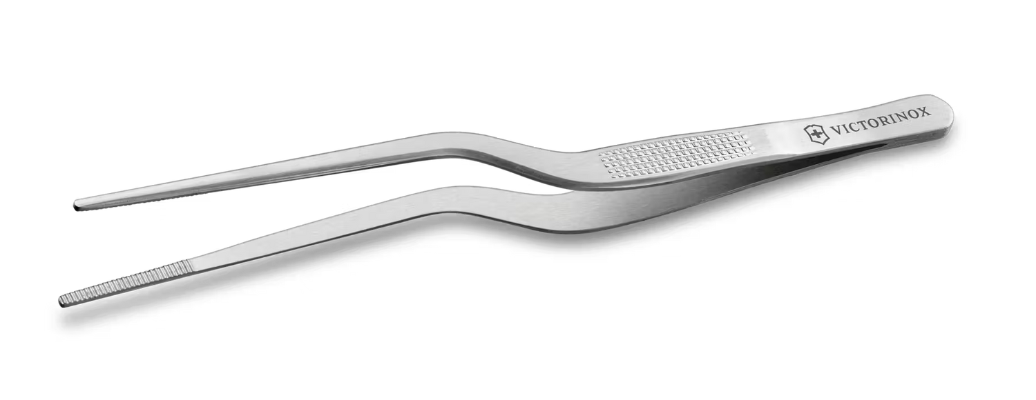 Kuchynská pinzeta, zahnutá – 16 cm