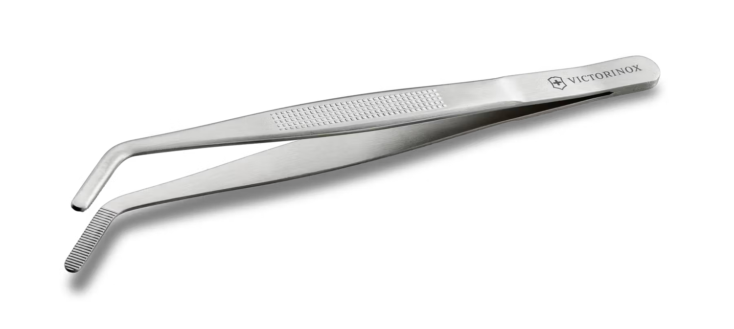 Kuchynská pinzeta, zahnutá špička – 16 cm