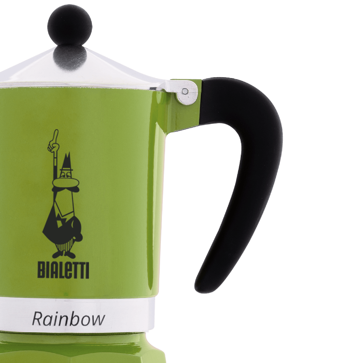Moka kávovar rainbow, 6 šálok – zelený