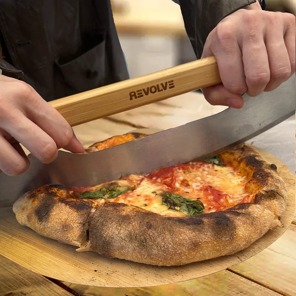 Kolískový krájač na pizzu (Mezzaluna)