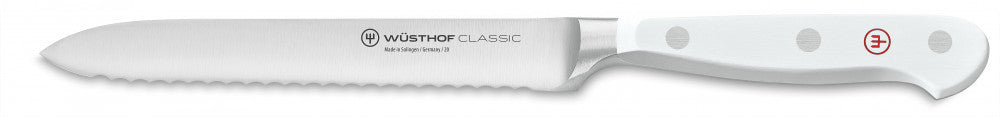 Classic White Household Knife Sausage Knife 14 cm