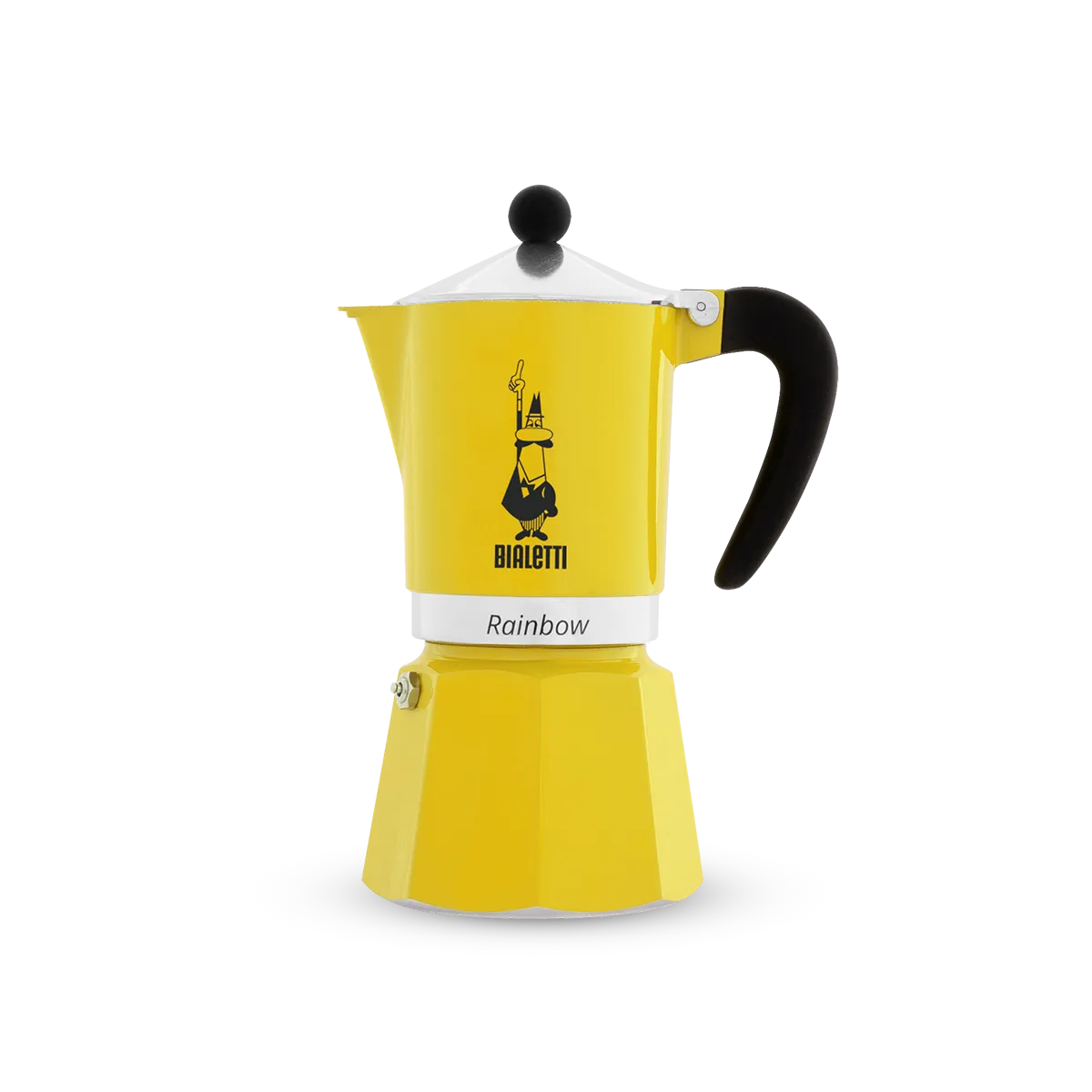 Moka kávovar rainbow, 6 šálok – žltý